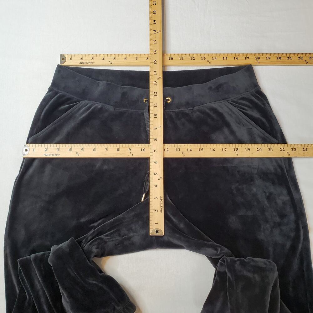 Lilly Pulitzer Women's Size XL 28" Mallie Velour Jogger Pant Black 009183 - Picture 2 of 8